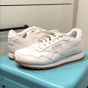 White Reebok sneakers